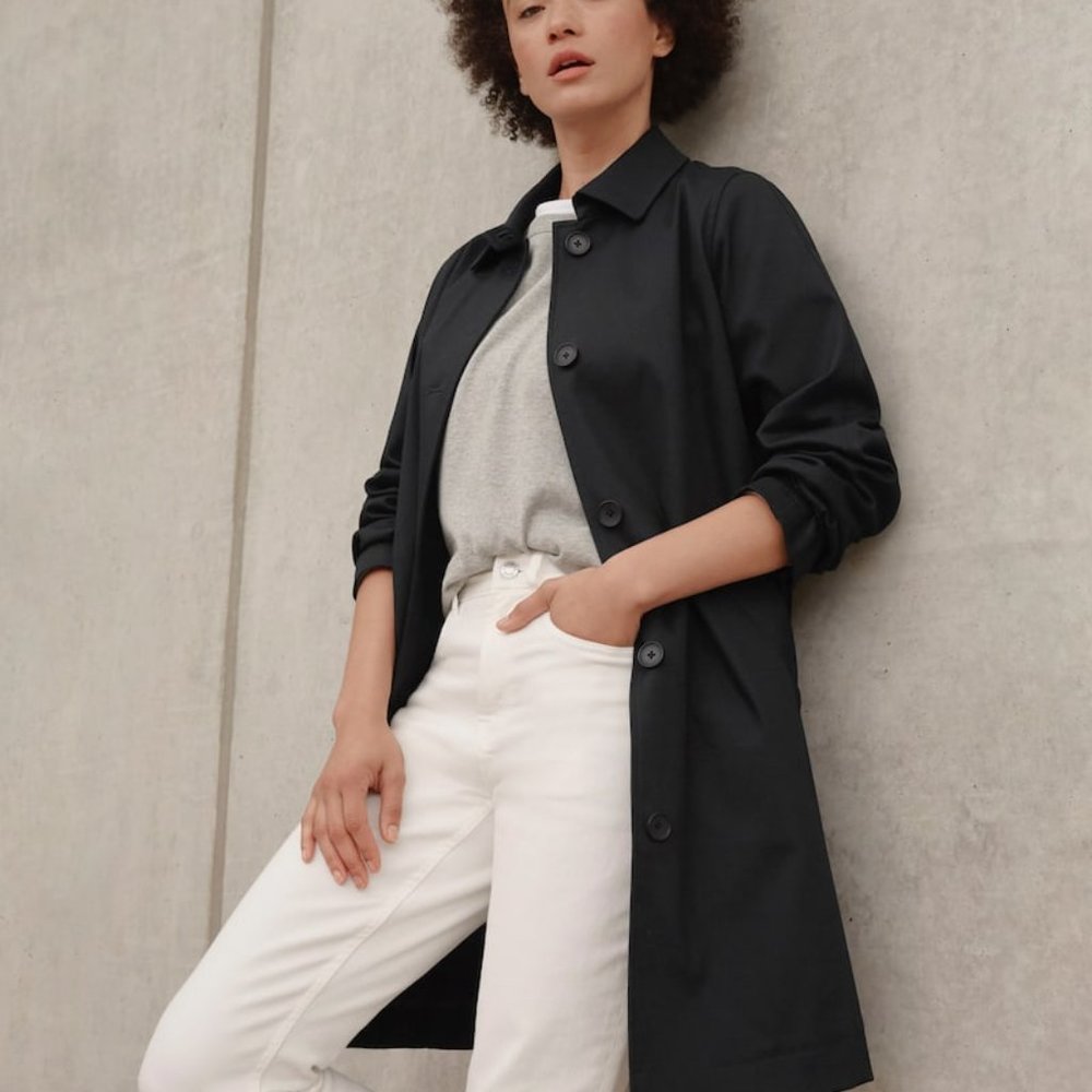 Everlane MAC Coat in Black size 4 NWOT